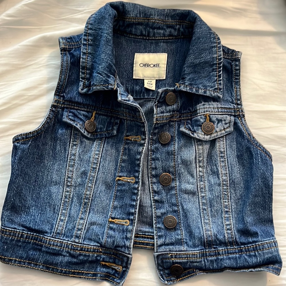 Cherokee Girls Jean Vest